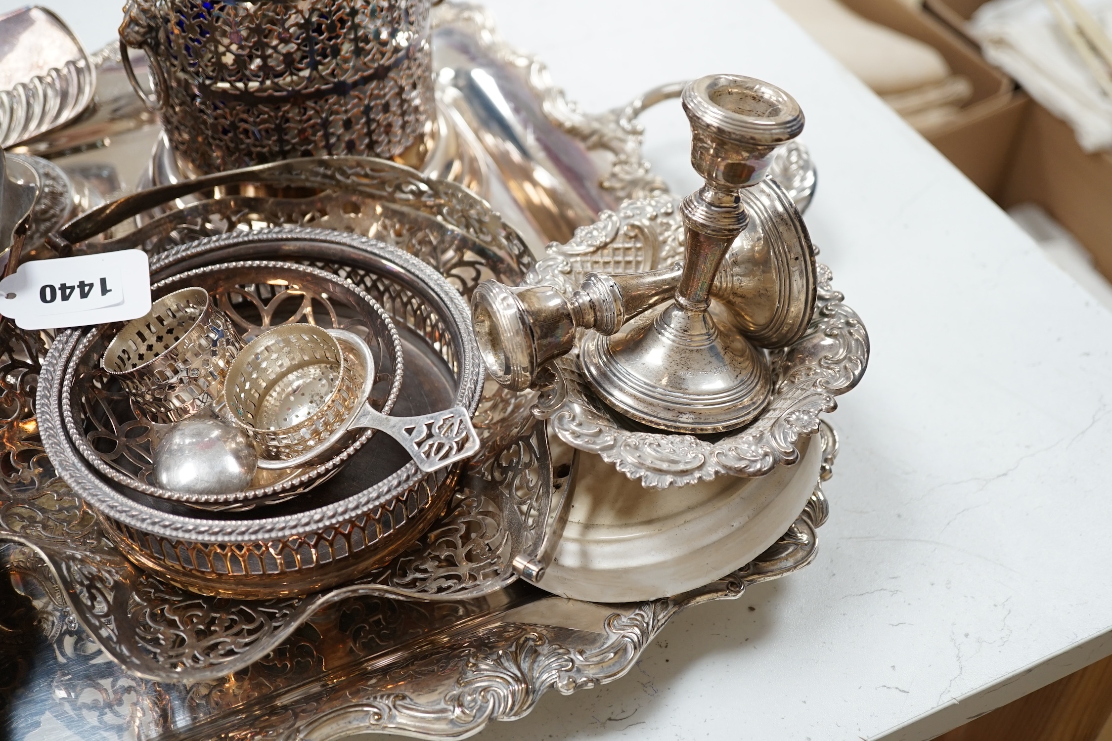 A group of plated wares